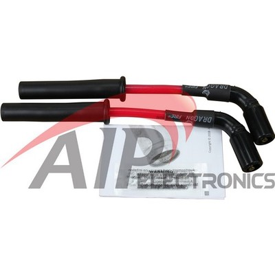 Transparent TRANSLUCENT RED Plug Wires for 2008-2016 HARLEY BLACKLINE SOFTAIL