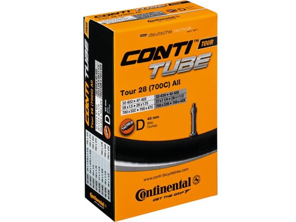 Continental Fahrradschlauch Tour 28 Zoll (700C) All Blitzventil Fahrradschlauch-image
