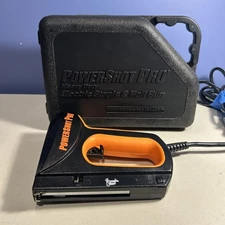 Powershot Pro 9100 Heavy Duty Electric Staple and Nail Gun TESTED - Lightly Used