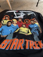 Vintage Star Trek 1991 Changes Printed T-Shirt Black,Size XL Made in USA