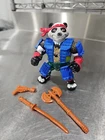 1990 TMNT Vintage Panda Khan Action Figure - Near Complete