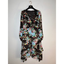 Gilli Floral Long Sleeve Midi Dress Women’s Size 8 Flowy Boho Casual Day Dress