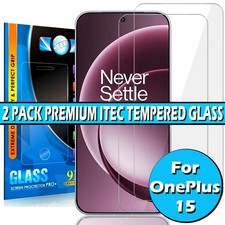 Screen Protector For OnePlus 15 Clear Gorilla Tempered Glass Cover