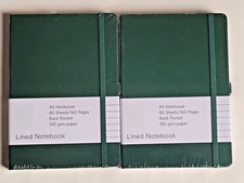 Lined Journal Notebook, 2 Pack, 160 Pages, A5 Journals for Writing, 100 GSM Thic
