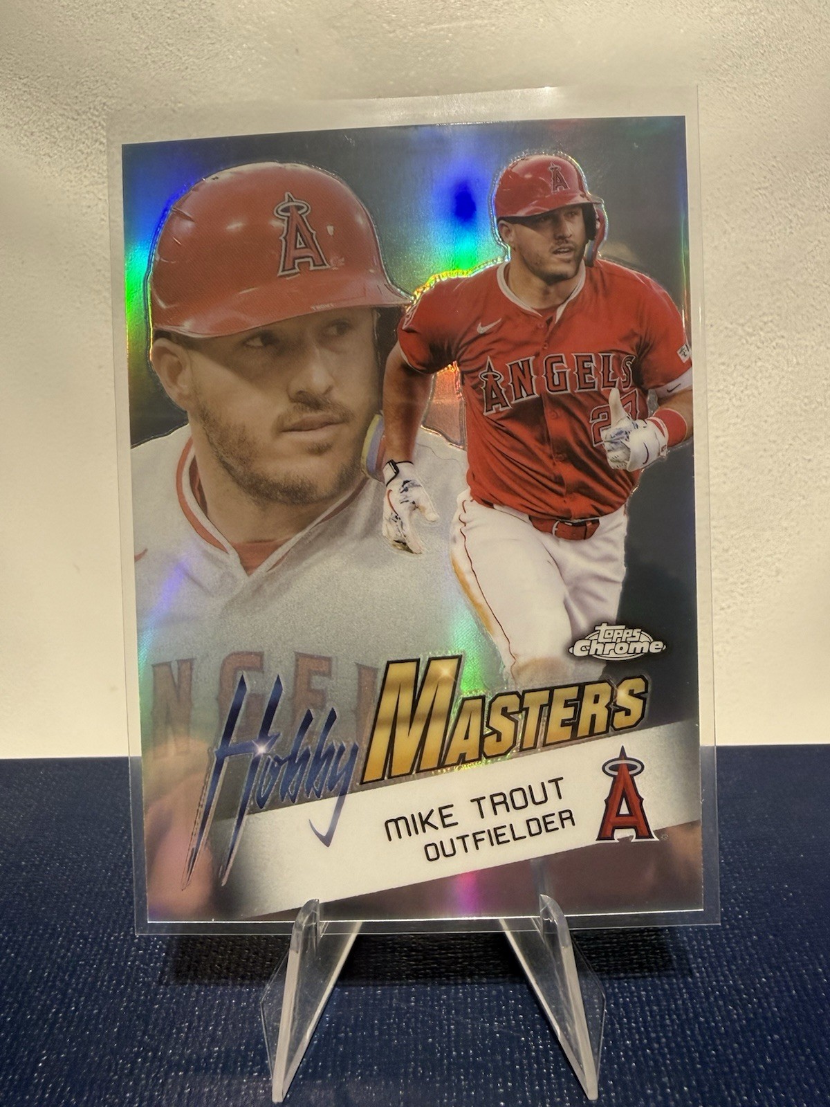 2025 Topps Chrome- Hobby Masters SSP- Mike Trout HM-13 Los Angeles Angels