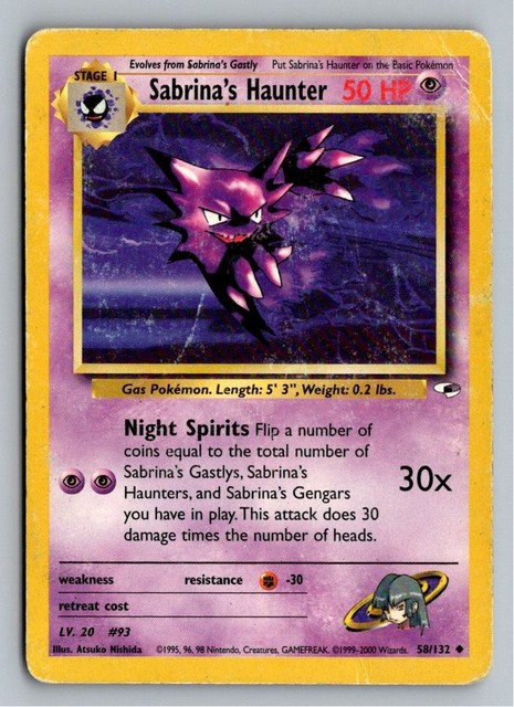Sabrina's Haunter #58 (Gym Heroes (2000))