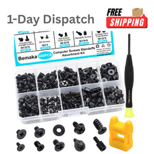 400Pcs Computer Screws Assortment Kit Motherboard Standoffs Screws for PC