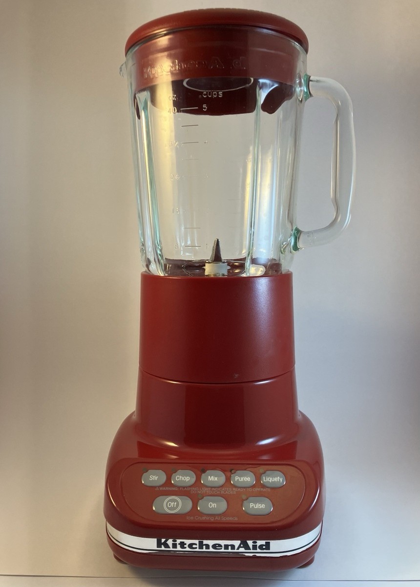 KitchenAid Blender Red Ultra Power 5 Speed KSB5ER4 Tested