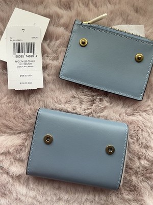コーチ COACH ESSENTIAL CARD HOLDER WALLET 三つ折り財布 財布 レザー レディース ネイビー系 CZ111B4/NV 【新品】 COACH - コーチ COACH ESSENTIAL CARD HOLDER WALLET 三つ折り財布