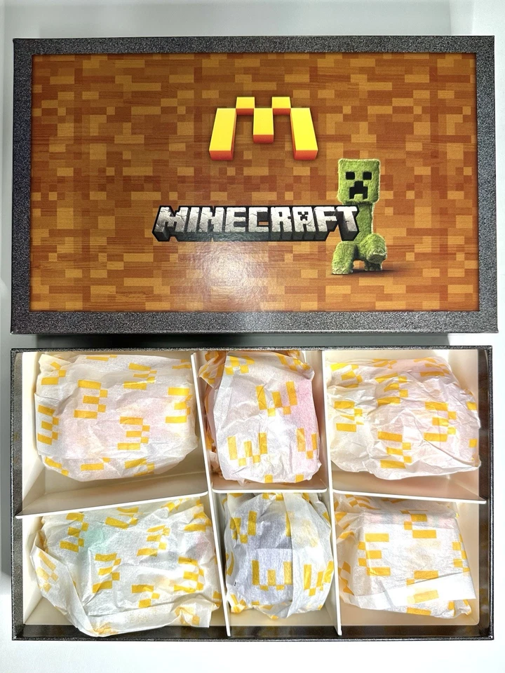RARE COFFRET COLLECTOR MC DONALD 2025 MINECRAFT : 6 FIGURINES - Photo 1/4