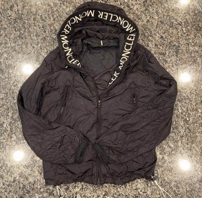 Moncler Massereau Giubbotto Jacket Men Size 4 Embroidered Logo Verified Once