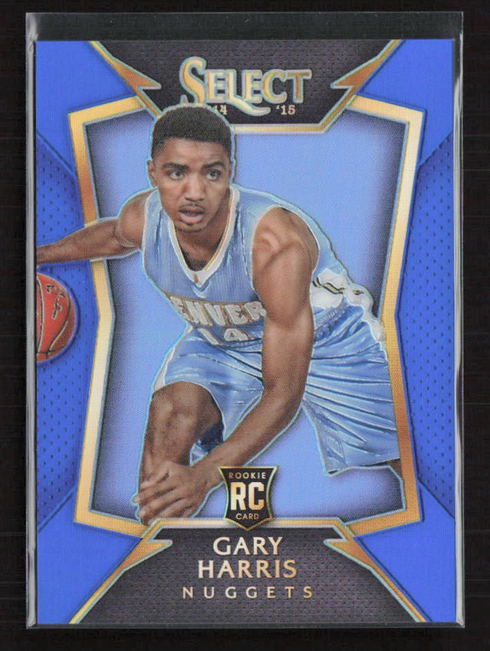 2014-15 Panini Select #93 Gary Harris Prizms Blue #/249 RC Nuggets (LS)