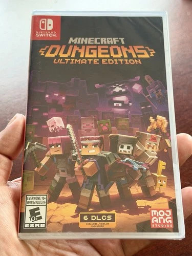 Minecraft Dungeons Ultimate Edition 6 DLCS - Nintendo Switch NEW Sealed USA
