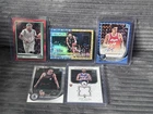 NBA 5 Card Lot - Auto, Numbered, Patch, Rookie - Cunningham, Edey, Thomas, etc.