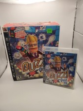Buzz Quiz TV (Sony PlayStation 3, 2008, Four Controller Bundle)
