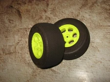 VIntage RC Associated Proline SC10 Fuzzy Tires (2) Used