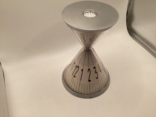 2003 DAVID DEAR HOUR GLASS SHAPE TABLE CLOCK - Picture 7 of 7