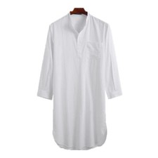 Muslim Mens Clothing Saudi Jubba Kaftan Arab Islamic Abaya Thobe Long Dress Robe