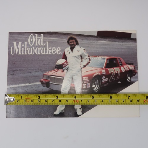 Vintage 1984 Tim Richmond Old Milwaukee Promo Card Nascar #27 - 第 3/4 張圖片