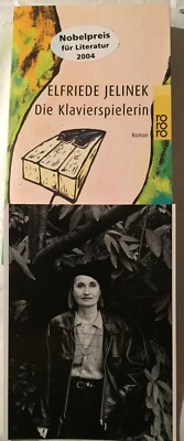Elfriede Jelinek signiert Karte Klavier Nobel Unterschrift Signatur Autogramm 