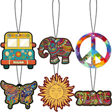12 Pcs Car Air Fresheners Scented Hippie Car Accessories Cute Car Fresheners for