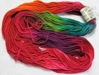 100g Mountain Colors RIVER WASH BULKY Hand Painted SW Merino Wool