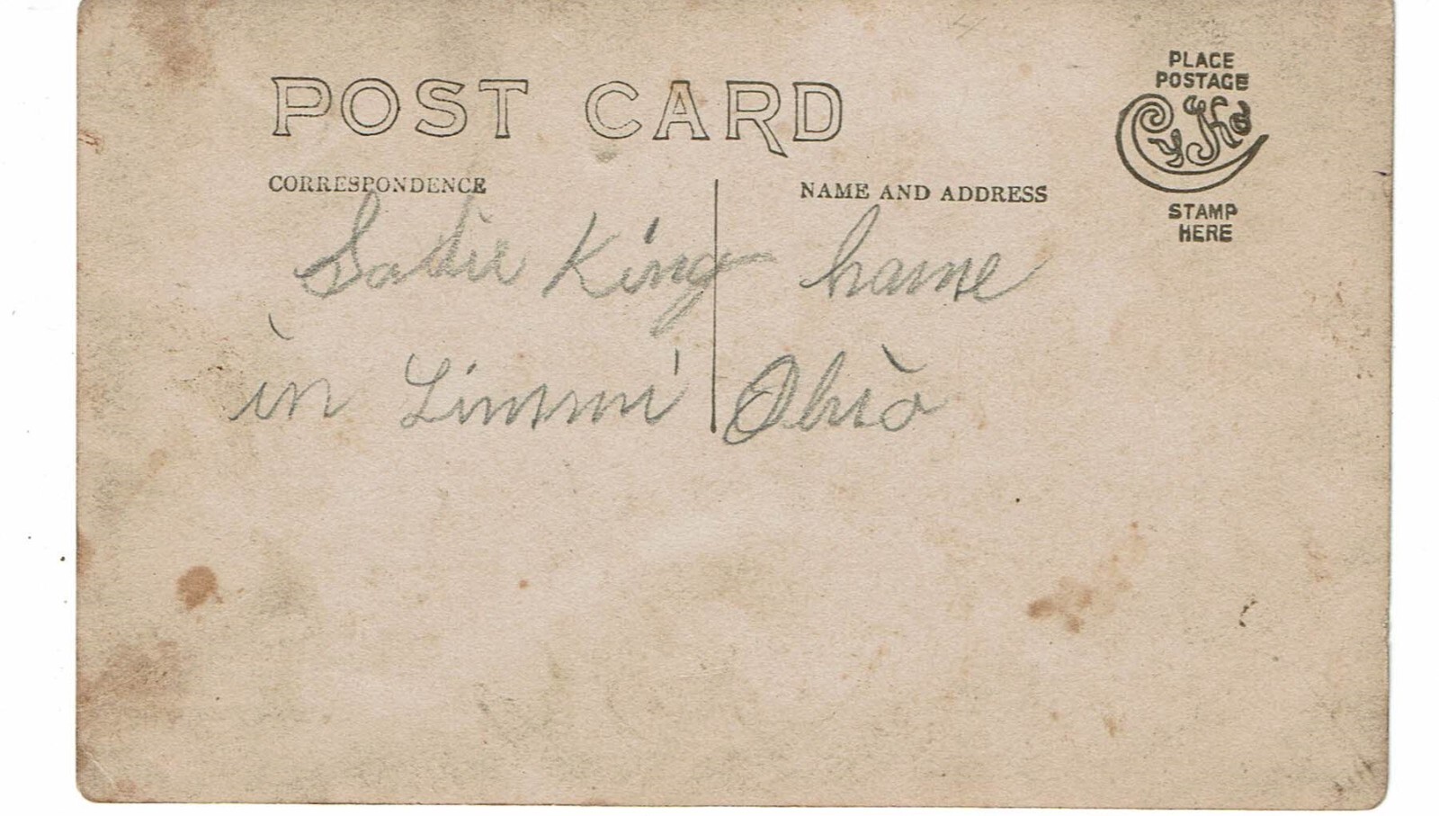 Lisbon, OH? Lima, OH? Sadie King Family and Home RPPC eBay