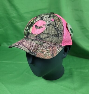 Mossy Oak Real Tree Pink Camo Hat Outdoor Hunting Women's