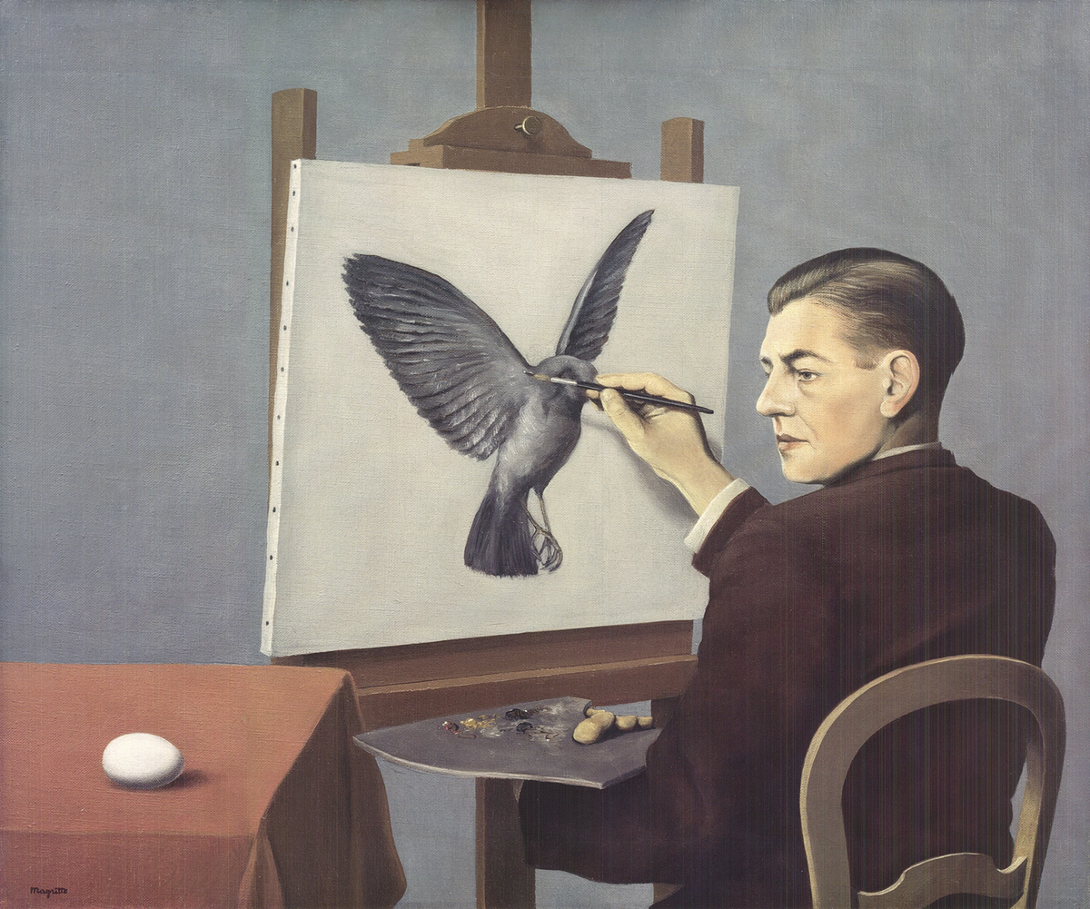 RENE MAGRITTE La Clairvoyance 19.75