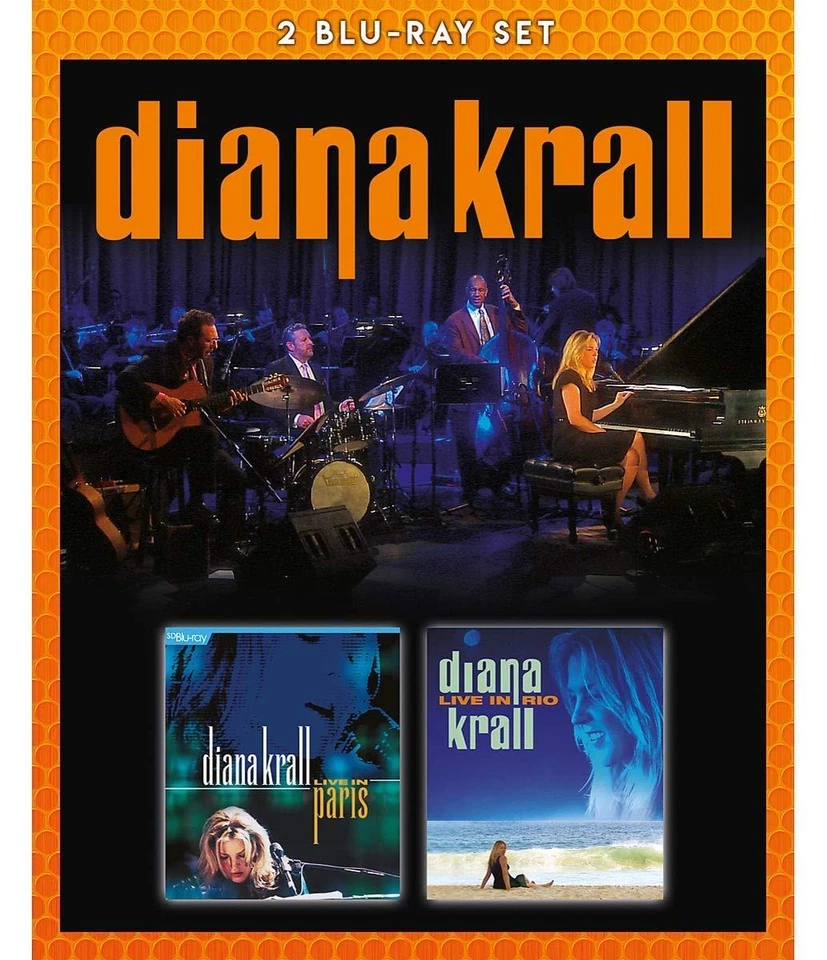 DIANA KRALL - LIVE IN PARIS & LIVE IN RIO (BLURAY) 2 BLU-RAY NEU - Bild 1 von 1