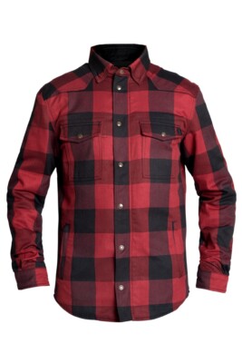 John Doe Motoshirt Rot Motorradhemd