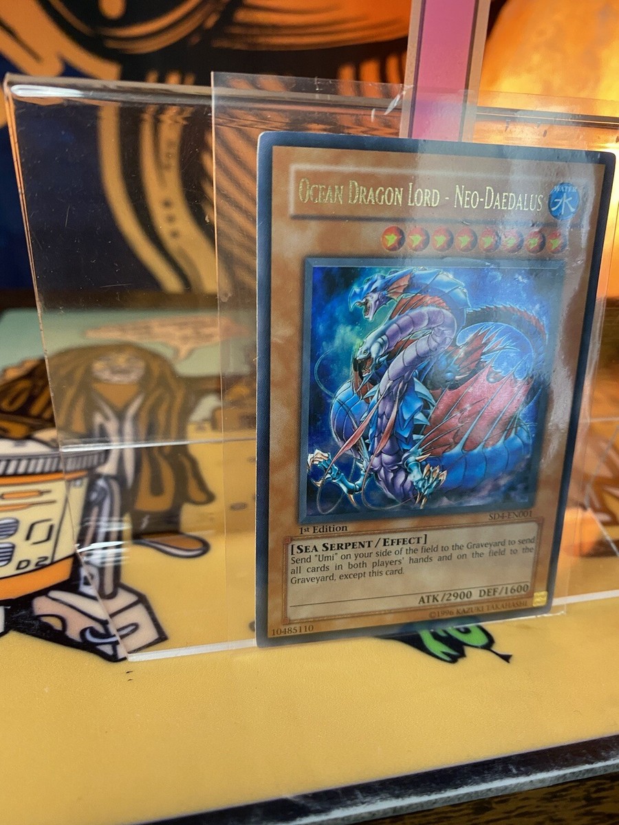 yugioh ocean dragon lord neo daedalus deck Amazon.com: Yu-Gi-Oh! - Ocean Dragon Lord - Neo-Daedalus (SD4-EN001) -  Structure Deck 4: Fury from The Deep - 1st Edition