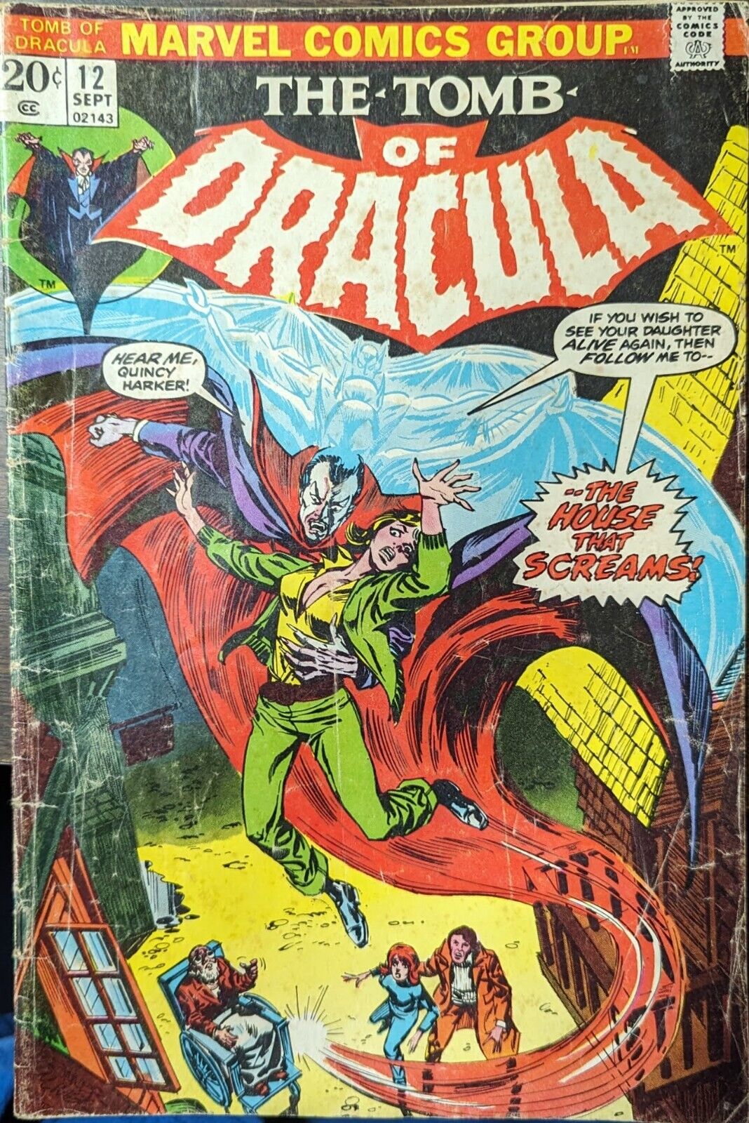 The Tomb Of Dracula #12  VG -  2nd Blade Appearance Pages Miss Numbered