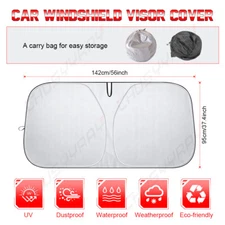 Windshield Sunshade Roof Sunroof Shade for Tesla Model Y Foldable Sunshade Cover