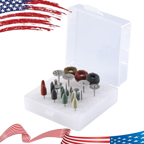 51pcs cepillo de pulido dental de diamante HP pulidor Stone Silicon Wheel kit - Picture 16 of 20