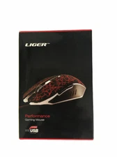 Gaming Mouse 6 Button Wired USB Hi-Speed Performance Illuminating Liger NEW