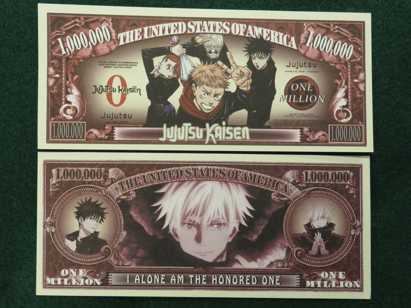 JUJUTSU KAISEN: Popular Japanese Manga Series ~ $1,000,000 One Million Dollars
