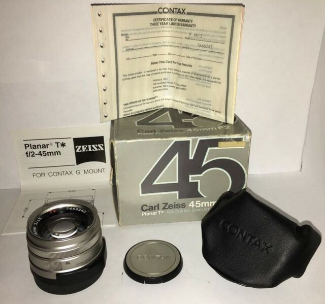 Contax ZEISS Planar T 45mm f/2 AF G Lens for sale online | eBay
