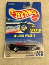 Hot Wheels Splitting Image II Collector # 248/ 7 Spk Wheels And Pink Covers B94