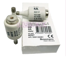 5PCS/BOX NEW FOR BUSSMANN 4D27 4A DII/E27 fuse