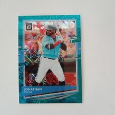 2020 Panini Donruss Optic Teal Velocity Prizm #144 Jonathan Villar /35