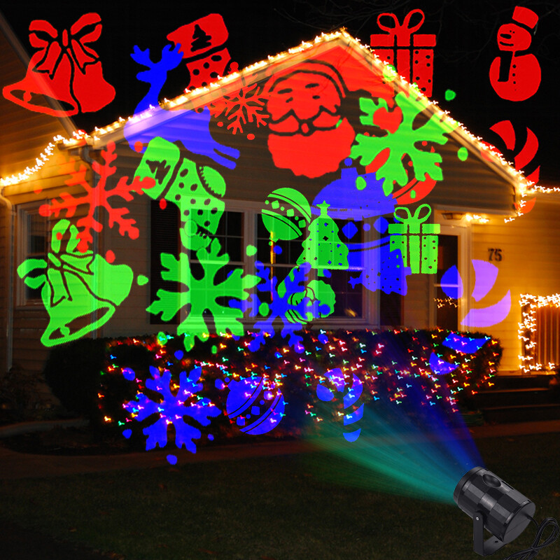 Christmas Lights Projector LED Laser Party in/Outdoor Moving Landscape