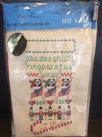 Christmas Stocking Kit Cross Stitch Already Stitched Add Personal Touch Sealed Christmas Stocking Kit Cross Stitch Already Stitched Add Personal Touch Sealed
