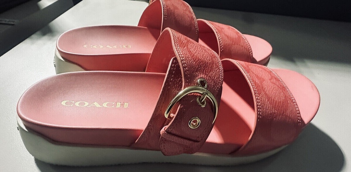 COACH GWEN SIG SANDAL ブラック 7 B COACH GWEN SIG SANDAL ブラック 7 B - メルカリ