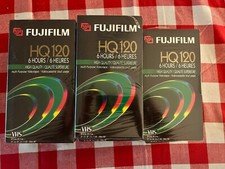 Lot of 8 FujiFilm VHS Video Tape T120 6HR Sealed NEW Blank Cassette Tapes
