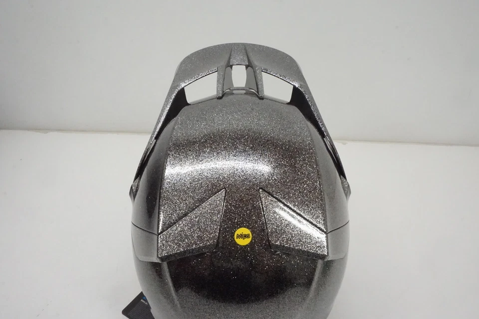 Casco de motocross Fox Racing V3 Baz MVRS PTR Halo plateado talla XL ATV todoterreno AE Foto 4 de 4