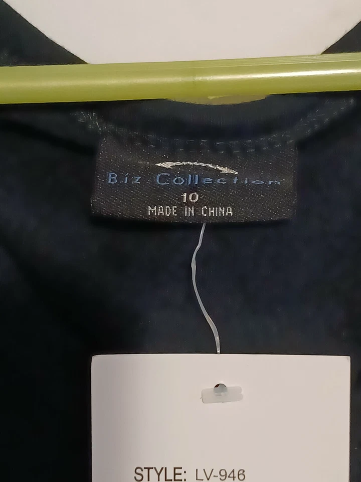 Camiseta sin mangas negra Fly The Dream vintage para niños talla 10 de Biz Collection  Foto 3 de 4