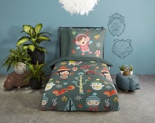 Good Morning Kinder Bettwäsche 135x200 Fun grün Schneemann Kinder  30241-G
