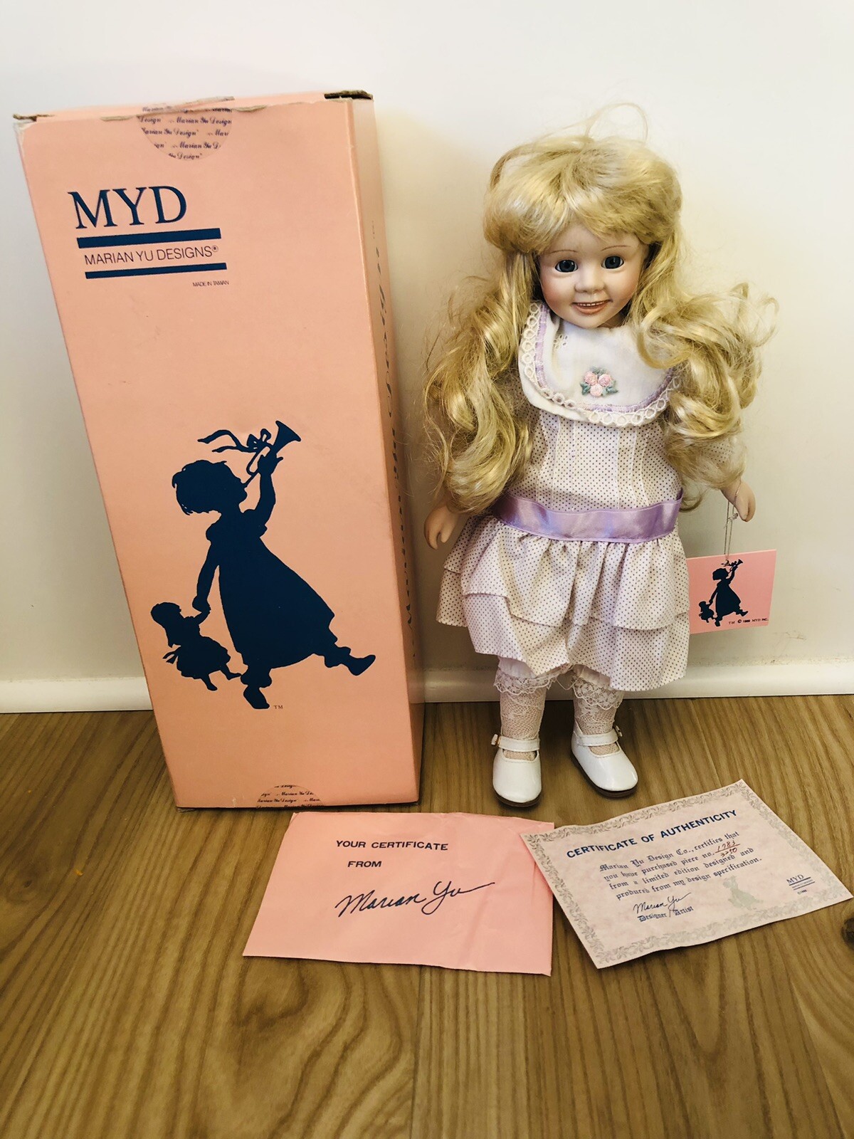 Marian Yu Vintage Porcelain Doll 14
