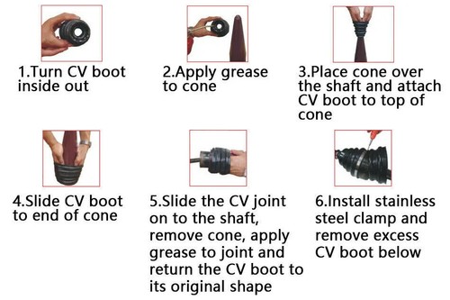 CV Boot Installation Mount Cone CV Boot Stretch Tool For Fitting Stretch CV Boot - Picture 11 of 12